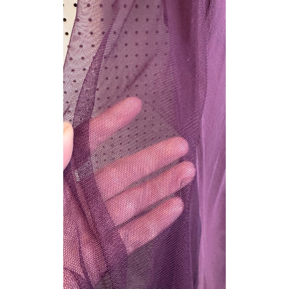 Victorias Secret | Vintage Y2K 2003 Plum Purple Silk Halter Maxi Chemise - Picture 7 of 13
